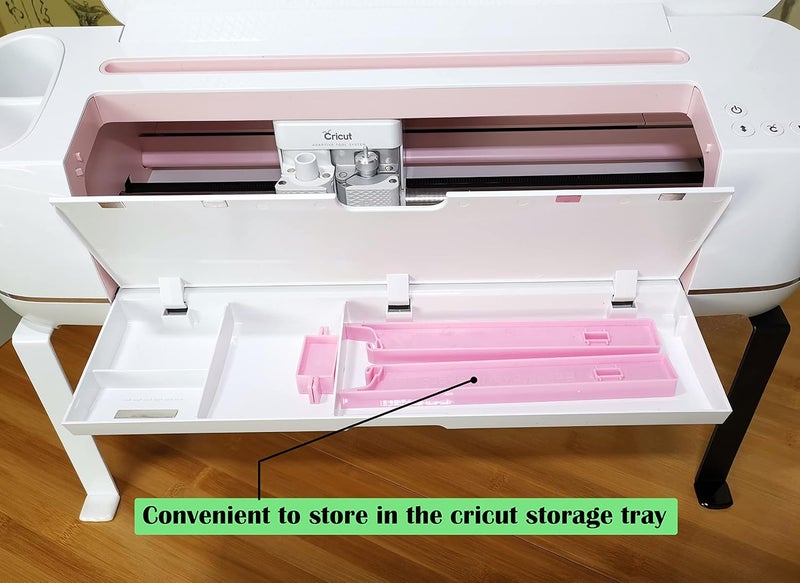 onten Extension Tray Compatible with Cricut Maker 4 / Maker3 / Maker and Explore Air 4 / Air3 / Air2 / Air,Cutting Mat Extender Support for Maker and Explore Air Series (Pink) - Image 5